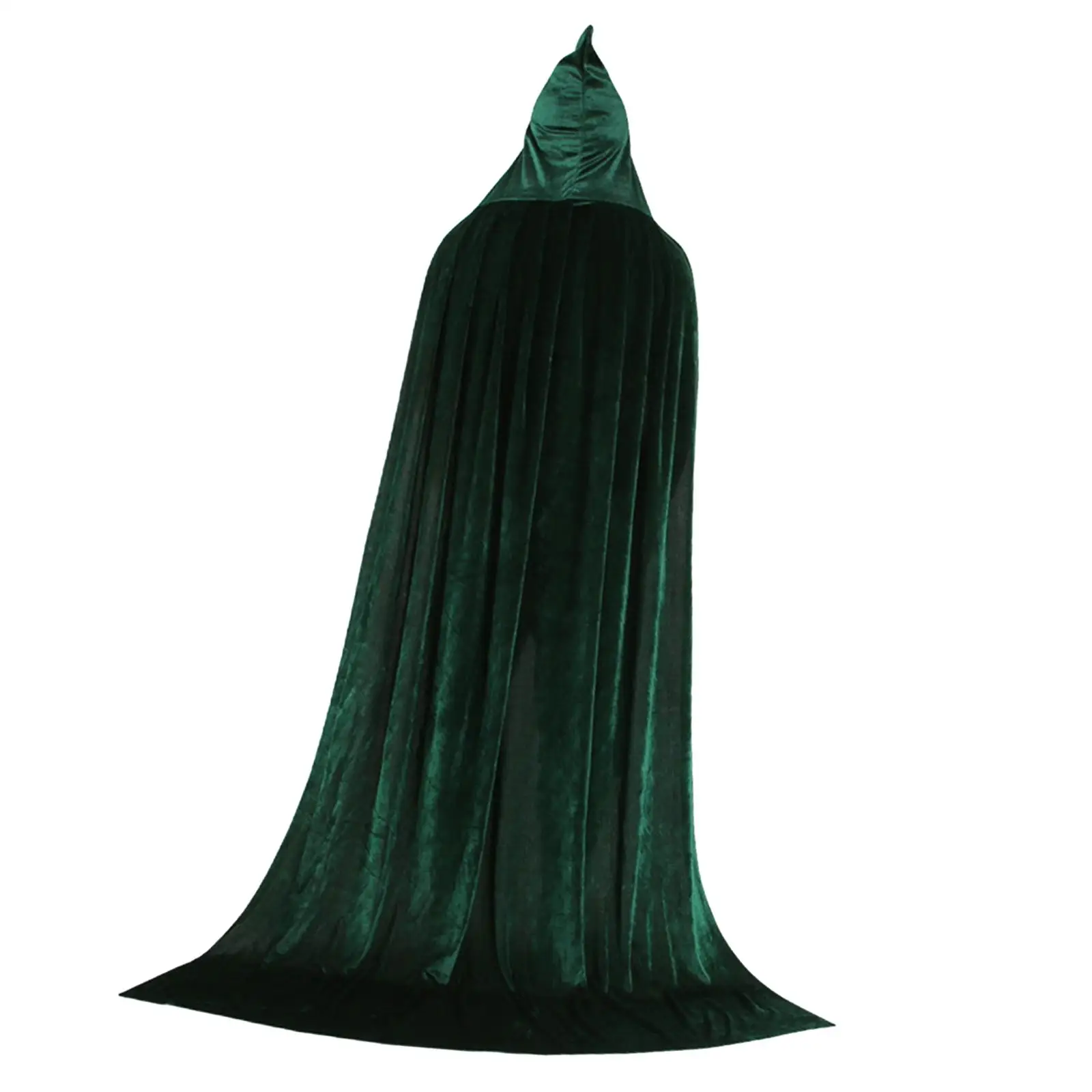 

Halloween Velvet Hooded Cape Cloak Robe for Stage Performance Masquerade