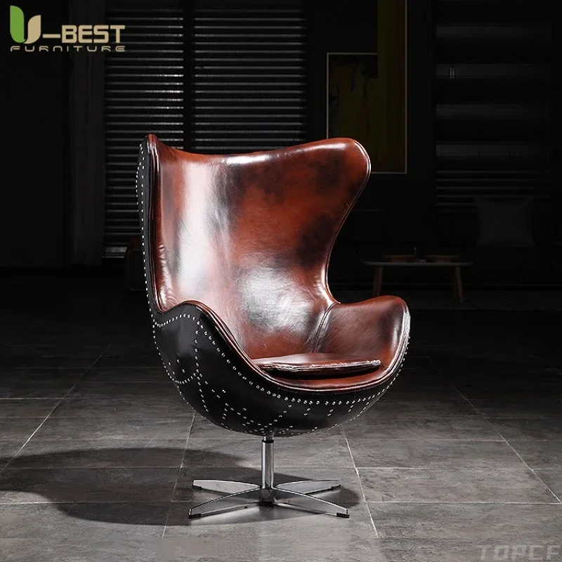 Living Room Chairs Vintage Industrial Retro Aviator Personalization Pub Club Studio Lounge Fauteuils De Salon Armchair Furniture