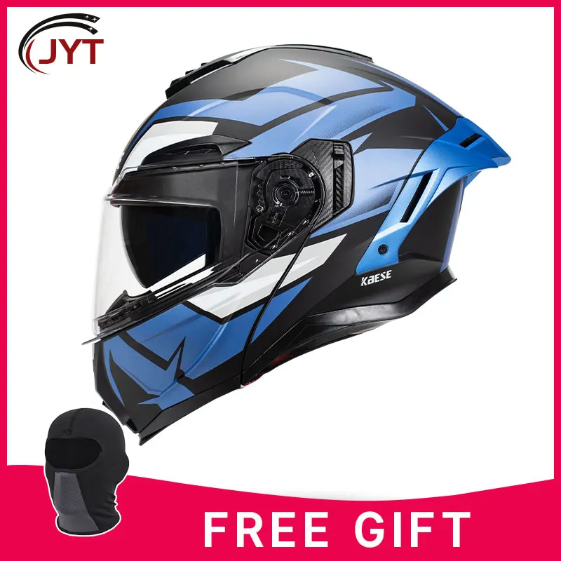 

Unisex Dual Lens Flip Up Helmet Full Face Motorcycle Helmets Motocross Racing Modular Helmet Cascos Para Moto DOT Approved