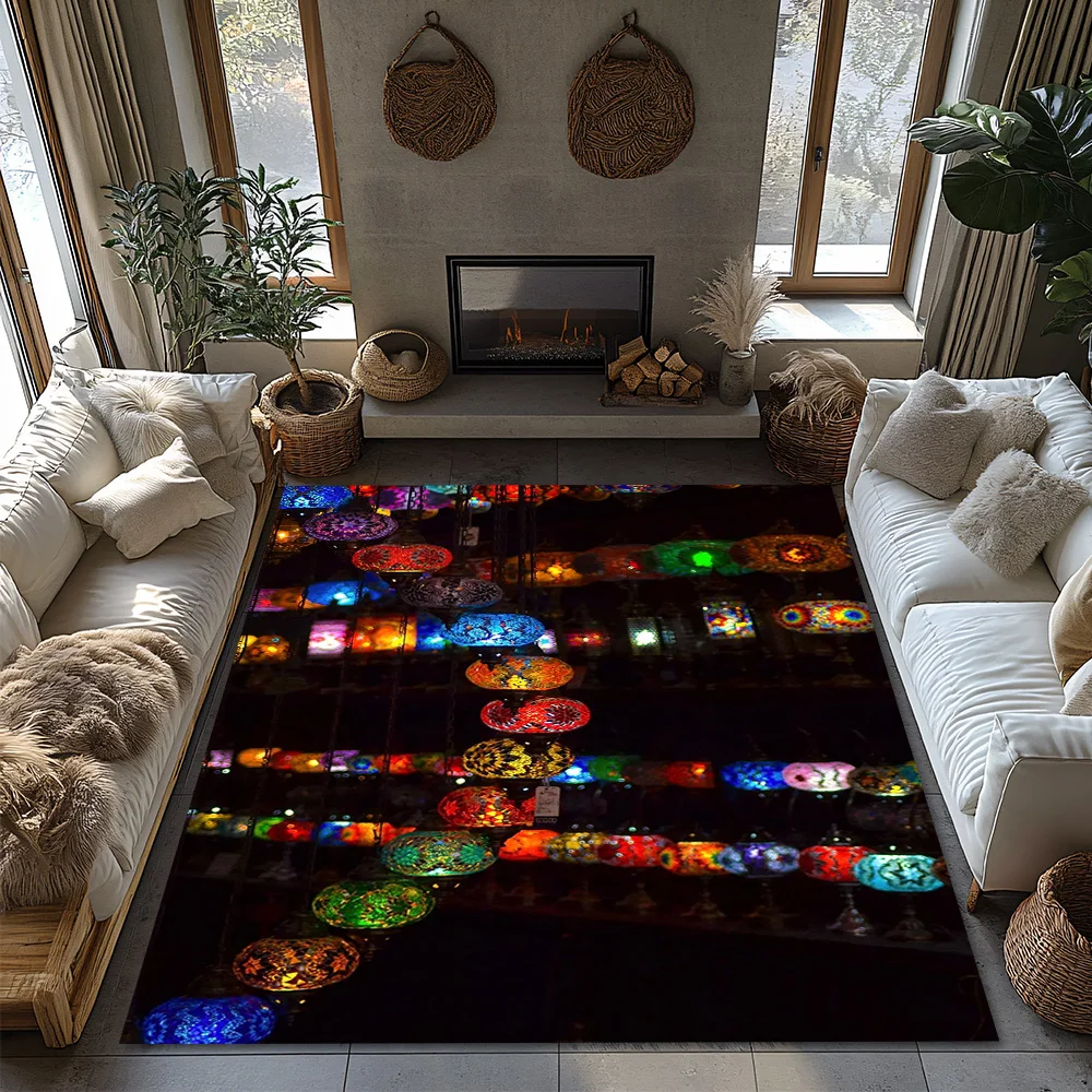 독특한 은하 우주 카펫 홈 데코 러그 거실 침실 바닥 - Galaxy Home Textiles 리뷰 및 가격