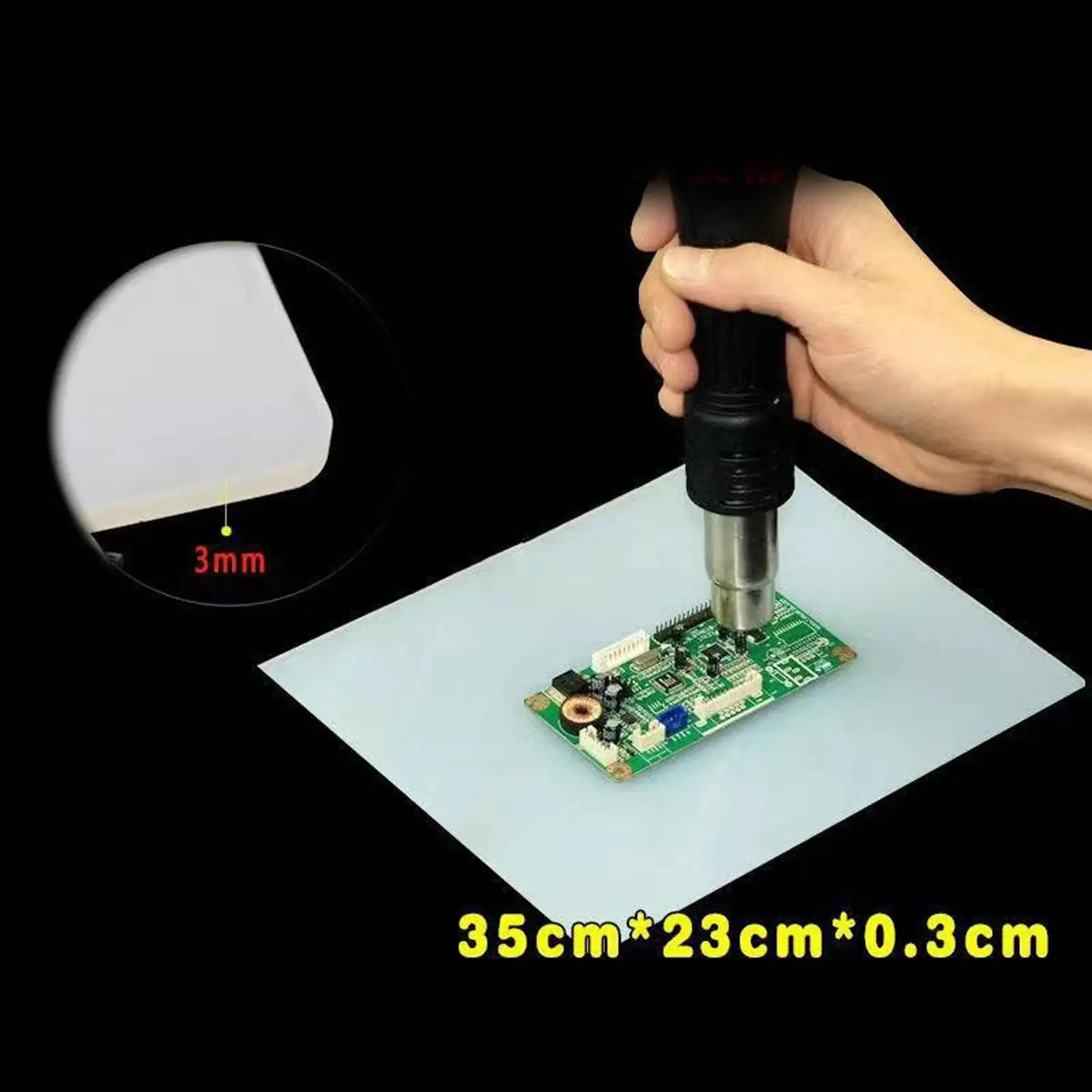 Heat Resistant Silicone Pad Mat for Electronics Soldering Iron Repair Workbench Computer Motherboard Maintenance Desk
