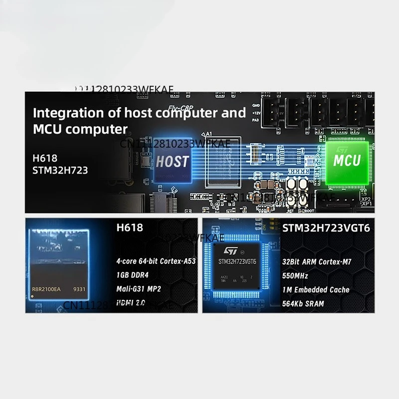 Main board H618 MCU 550MHz H723 Accessories for High Speed DIY 3D Printer Voron Trident 2.4 Hevort Vzbot Vcore4