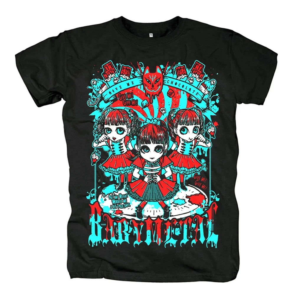 

BABYMETAL Graphic T-Shirt Plus Size Men Women 100% Cotton O-Neck Casual Streetwear Oversized Harajuku Summer Fashion Unisex Tees