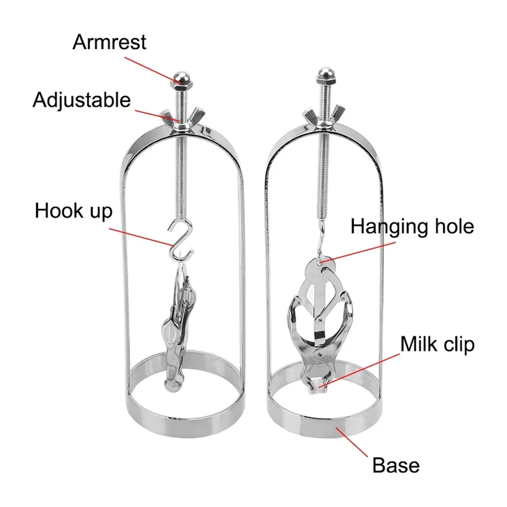 Female Adjustable Nipple Clamps Breast Training Powerful Stretchers Bondage Slave Fetish Sex Toys BDSM Sex Accessories Adult Toy