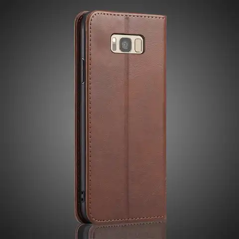 Leather Case for Samsung Galaxy S8 plus / S8 Card Holder Holster Magnetic Attraction Cover Wallet Flip Case Capa Fundas Coque