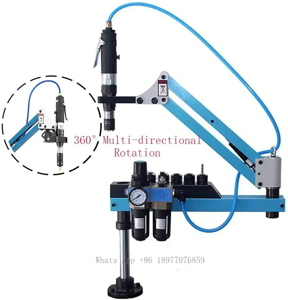 New Hot Sale Automatic Desktop CNC Threading Machine Intelligent Servo Electric Pistol-Grip Drill Handheld Universal Rocker Arm