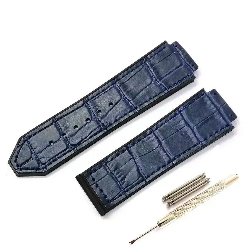 ساعة بديلة من الجلد للرجال والنساء ، حزام سيليكون رياضي ، الموضة ، 19 حزام x 25 ساعة