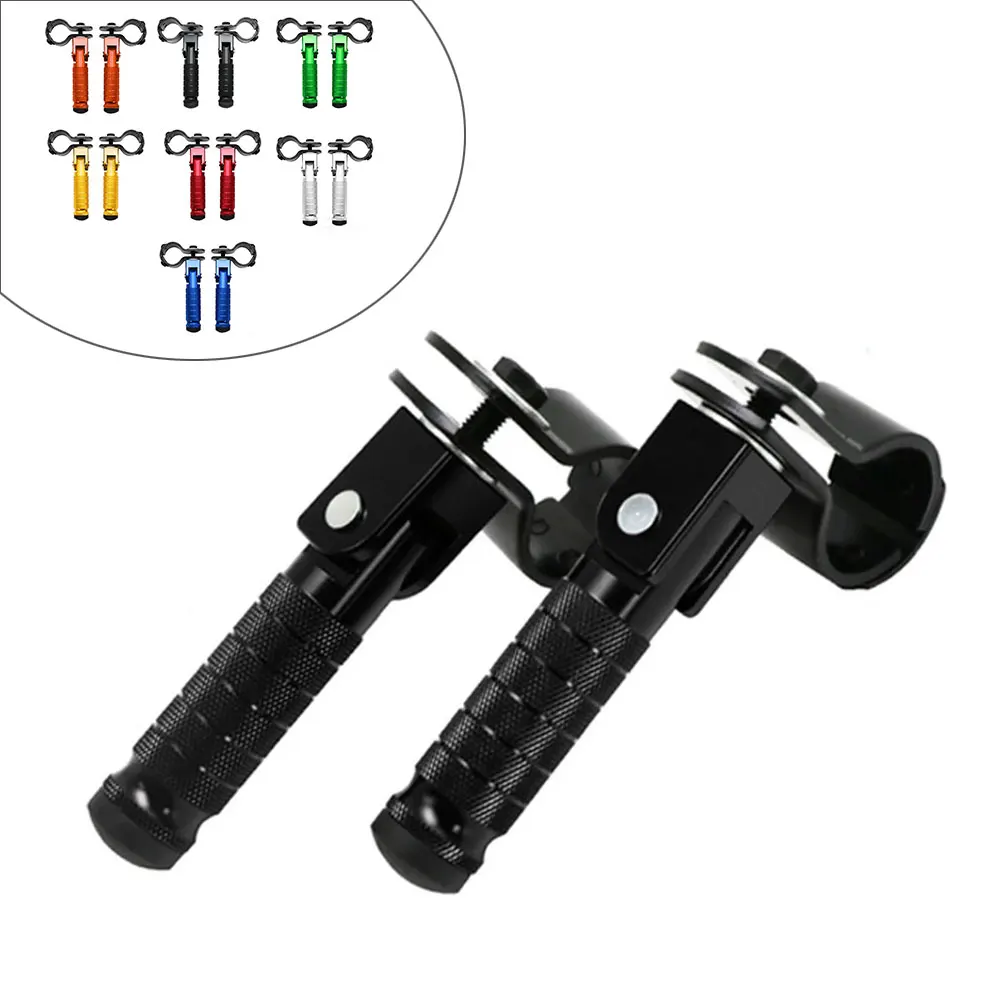 

Folding Rearsets Folded Motorbike Footrest Bicycle Foot Pegs Pedal Universal Motorcycle Accessories Parts