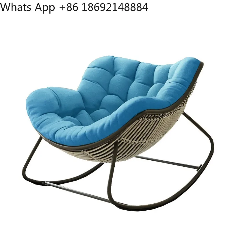 Integrated rocking chair seat cushion, single sofa hanging basket indoor and outdoor general cushion, waterproof/120 100 10cm - view 2