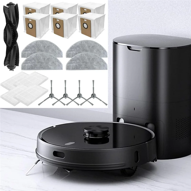 BAAD Main Side Brush Mop Filter For Lydsto R1 Edge/R1D Edge/Miwhole M9 Lite/Roidmi Eve Rook/ Eve Rook S Vacuum Attachments