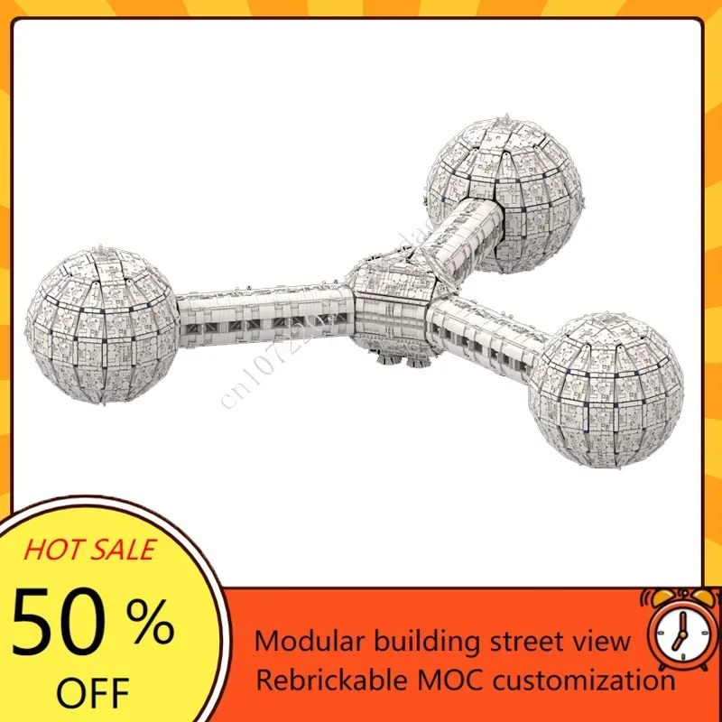 18698 Uds estación espacial guerra espacial militar MOC nave espacial modelo de batalla rompecabezas personalizados arquitectura DIY juguete para regalo educativo