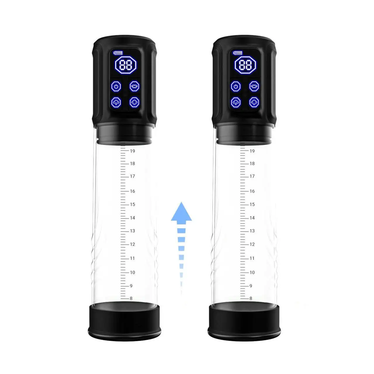 IPX7 Electric Penis Pump Adult Sex Toys Dick Enlarger for Men Erection Air Water Extender 4 Training 3 Suction Male Masturbator