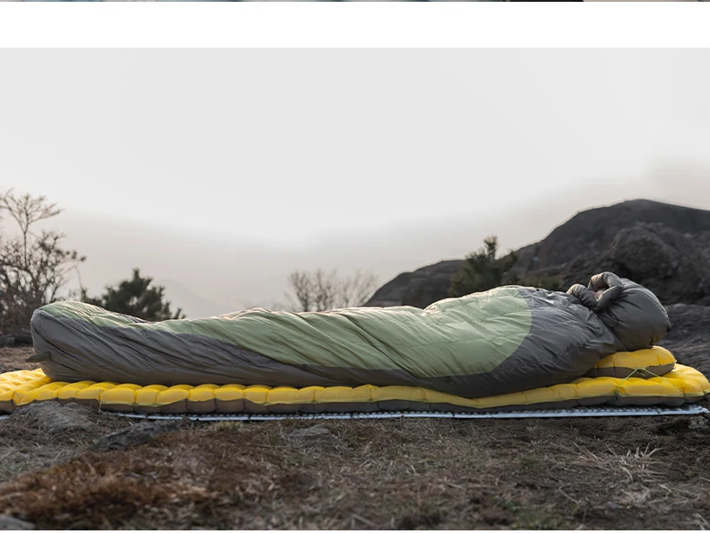 Qunature 2 Teile/satz Outdoor Camping Aufblasbare Matratze Schlafen Bett Ultraleicht Wandern Picknick Strand Matten Luft Kissen Mit Kissen – Detail 29