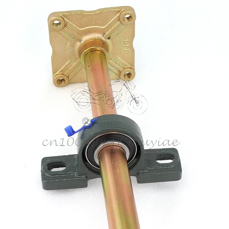 

850 мм 3/4 отверстия задняя ось в сборе с подшипником звездочки сиденье ступица подходит для DIY UTV ATV багги аксессуары для велосипеда