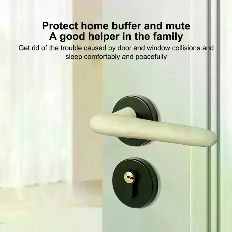 1Pcs Anti-Slip Anti-Static Doorknob Sleeve Silicone Door Handle Cover Anti Collision Kids Safety Doorknob Protector For Home