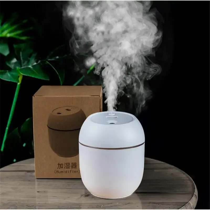 

Mini Ultrasonic Air Humidifier LED Lamp USB Essential Oil Diffuser Car Purifier Aroma Anion Mist Maker with Romantic Ligh