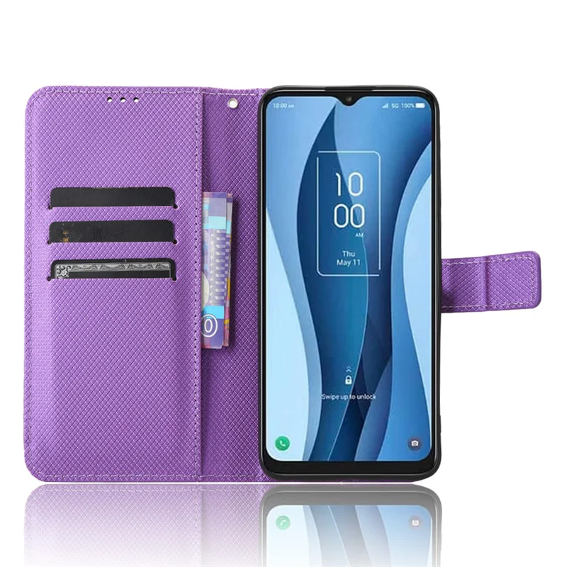 For TCL 40 NXTpaper 5G Diamond Wallet Case Anti drop magnetic Stand Protection Case for TCL 40XE 5G TCL 40 X 5G T609M Phone Case