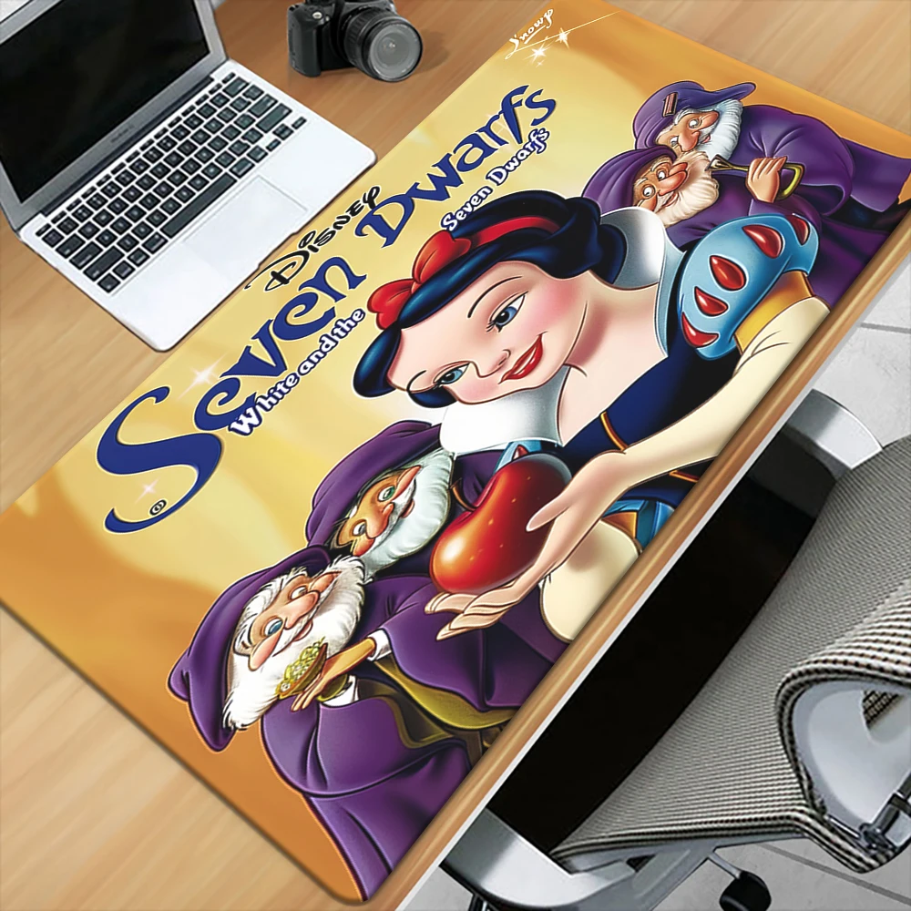 Snow White Mouse Pad Keyboard Gaming Accessories Mouse Mats Game Office Computer PC Gamer Laptop Desk Mat