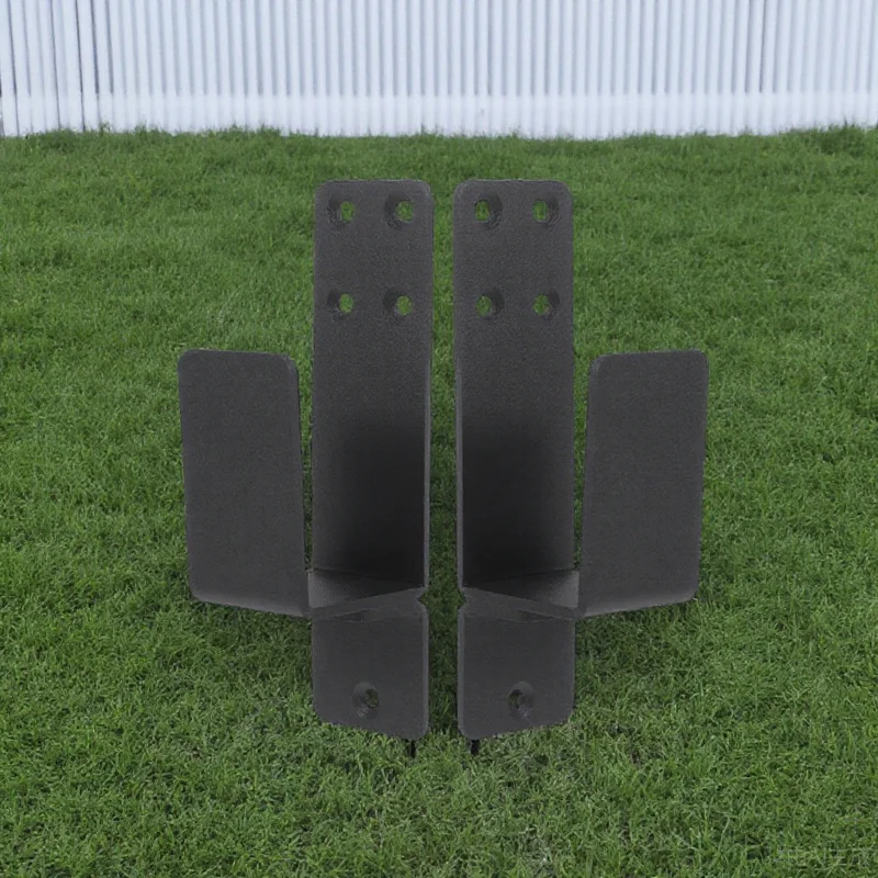 

2Pcs Thickened Door Security Bracket U Shape Holder for Sliding Bar Front Basement Shed Warehouse Fence Gate Use