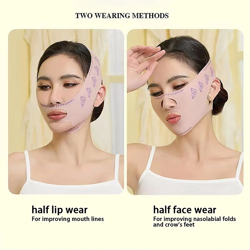 Face V Shaper Facial Slimming Bandage Relaxation Lift Up Belt Shape Lift Reduce Double Chin Face Thining Band Massage Hot Sale