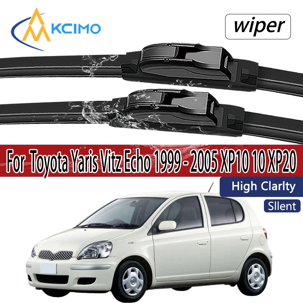 Für Toyota Yaris Vitz Echo XP10 10 XP20 Frontscheibenwischerblätter 2 Stück Windschutzscheiben-Fenster-Zubehör