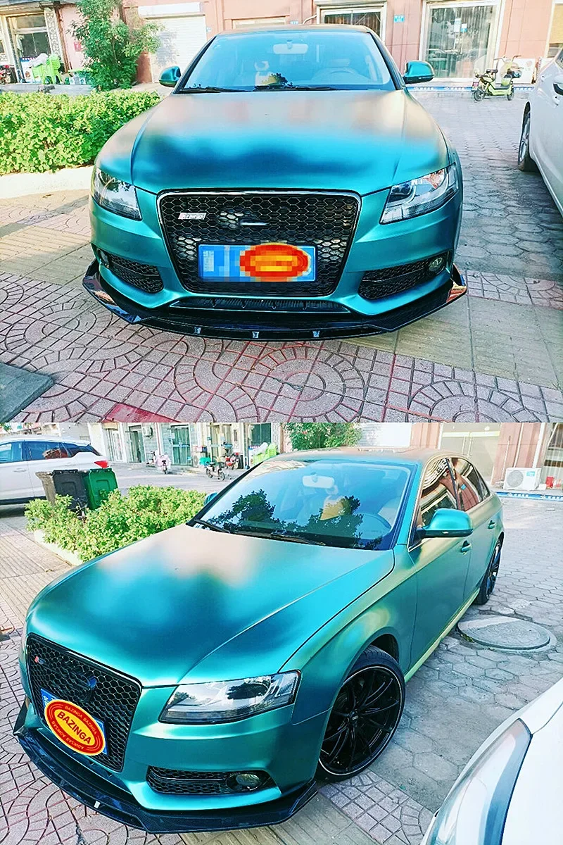 Für Audi A3 A4 A6 Q3 S3 S4 S6 B6 B7 B8 B8.5 Zubehör Frontstoßstangenlippe Kinnspoiler Splitter Diffusor Karosserie-Kit Universal Auto – Detail 14