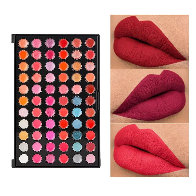 66 Color Lipsticks Palette Free shipping Make Up for women Beauty cosmetics Waterproof Long Lasting The Best Lip Gloss wholesale