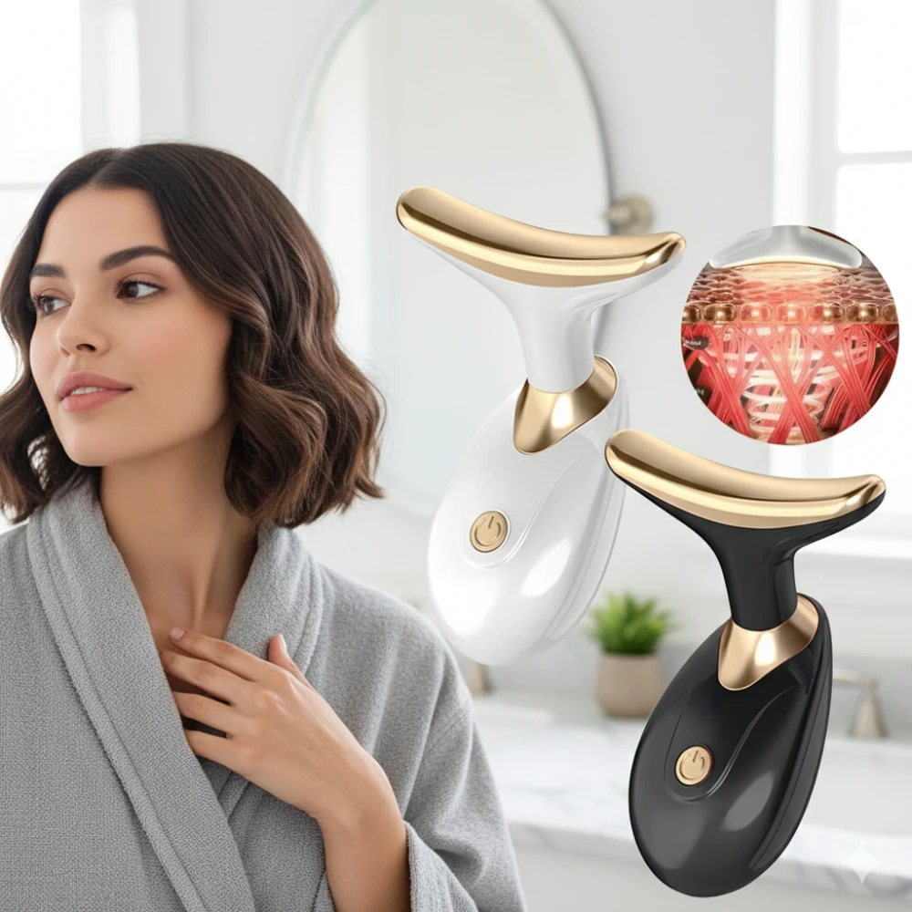 Face Slimming and Double Chin Removal Beauty Device, Neck Lifting Beauty Device, Anti-wrinkle Facial Vibration Massager