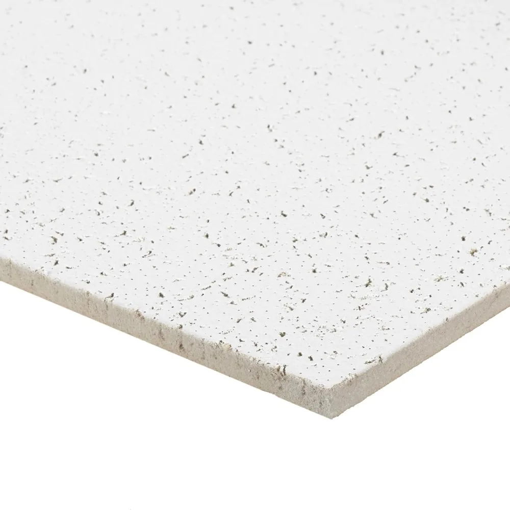 769 Azulejos de techo acústico - 2x4, 12 azulejos blancos para rejilla de techo suspendido