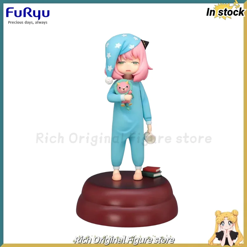 

В наличии оригинальная креативная фигурка FuRyu SPY×FAMILY Exceed-Anya Forger, одежда для сна-коллекция аниме-фигурок, модель