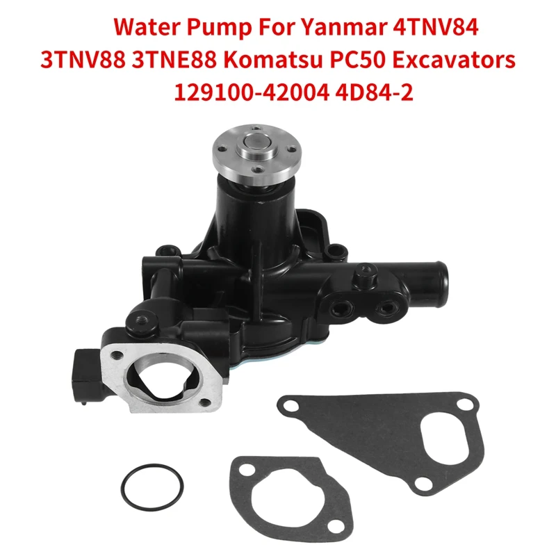 

Water Pump 129100-42004 4D84-2 For Yanmar 4TNV84 3TNV88 3TNE88 Komatsu PC50 Excavators