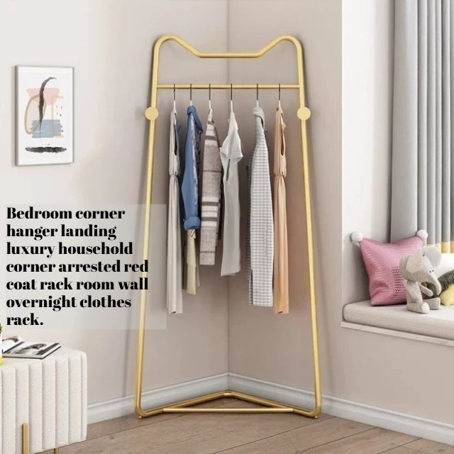 Modern Cute Clothes Rack Kids Storage Bedroom Garment Clothes Rack Gold Apartment Perchero Ropa De Pie Mid Century Furniture