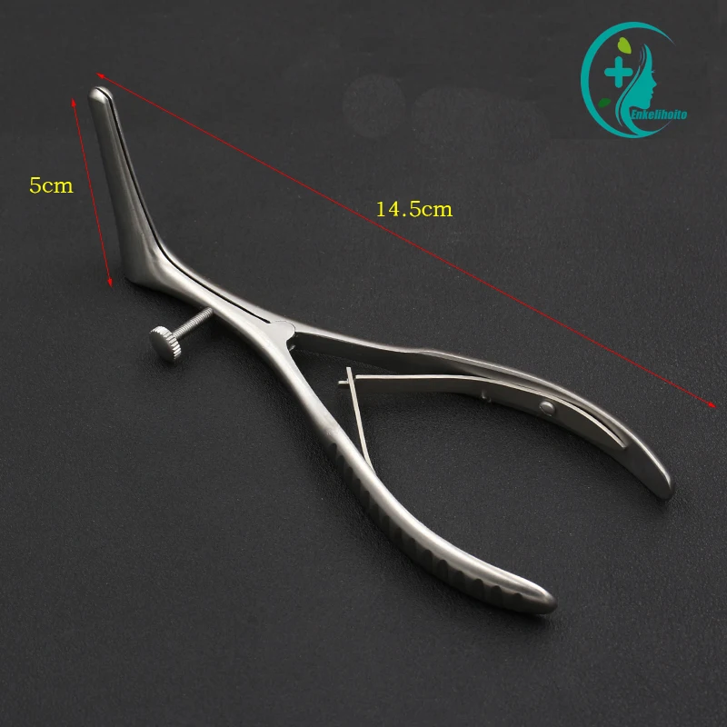 Nose Mirror Speculum Lens Nostril Pliers Nasal Cavity Examination Stainless steel Nasal Expander Nasal Speculum Forceps