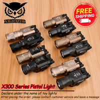 Surefir Tactical SF Metal Pistol Scout Light X300U X300 Ultra XH35 Airsoft Weapon Gun Light Strobe Flashlight Lanterna Torch