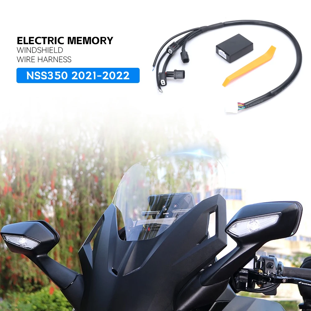 For Honda NSS350 NSS 350 2021 2022 Windshield Electric Controller Automatic Memory Lifting Lower Windscreen Line Wire Harness