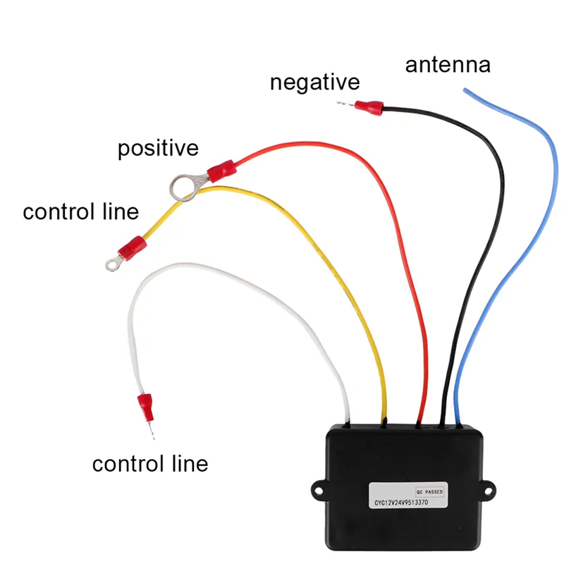 ABFKW 2.4G 12V 24V Electric Winch Switch Controller Universal Wireless Remote Control Recovery for Off-Road ATV Trailer 72W