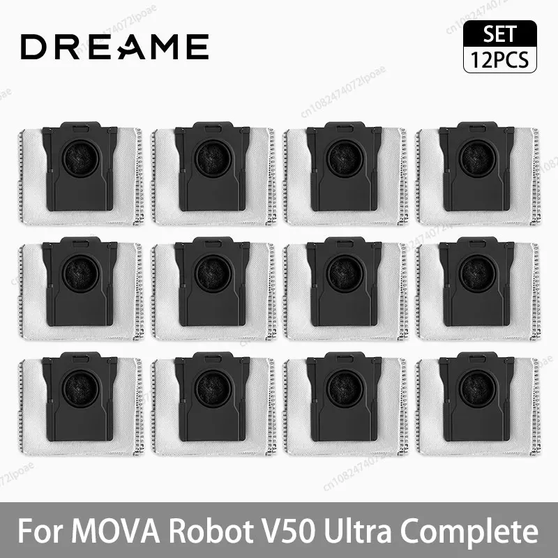 Dreame MOVA V50 Ultra Complete Robotstofzuiger Vervanging Accessoires Hoofdzijborstel Mop Doek Hepa Filter Stofzak Reserve