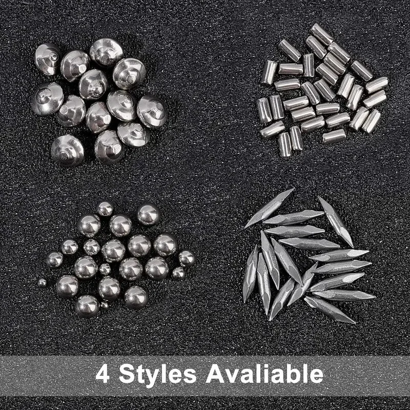 1 Pound Stainless Steel Polished Beads Tumbling Media Burnishing Media Shot for Rust Removal,Rough Polishing Tumbler Finishing