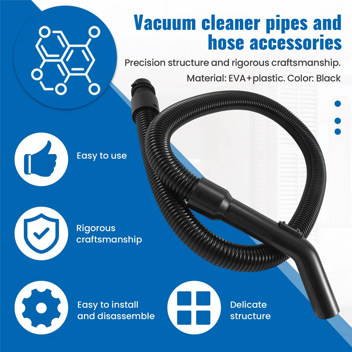 Hoses for Vacuum Cleaner -CA291/-CA293MC-/CA391/-CA491/-CL523/-CL521/-CA402/-CL443 Threaded Hose