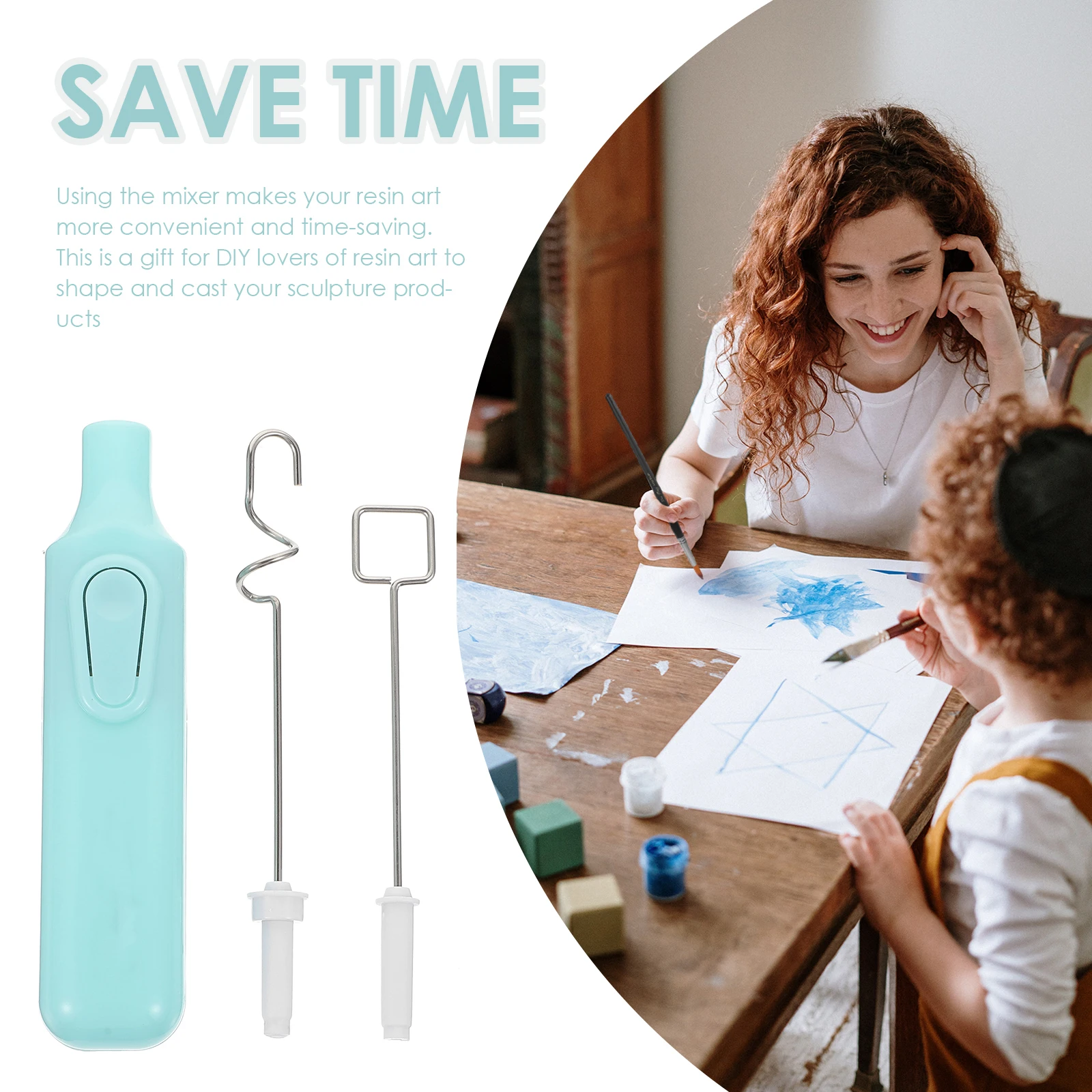 Electric Mixer Paint and Pigment Blender Handheld Portable Model Inks Mixing Shaker