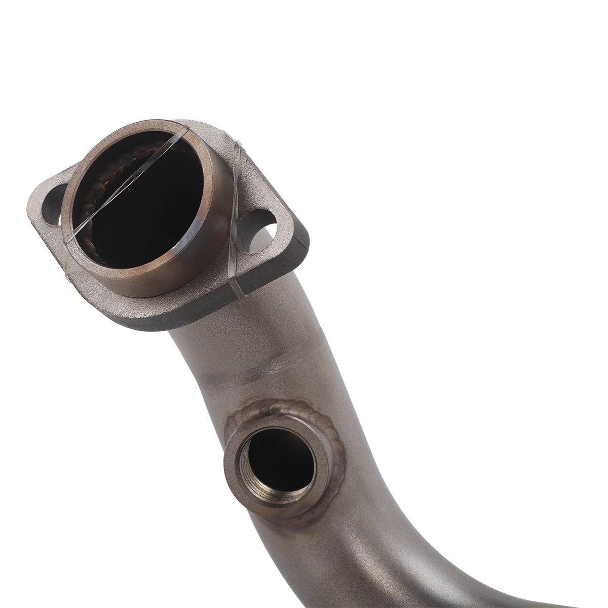 For Italjet 300 Dragster 300 Motorcycle Exhaust Slip On Front Link Pipe Escape Muffler Fit Stock Muffler Stainless