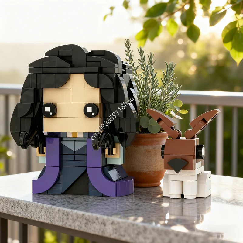 

301 шт. MOC Agatha Harkness Brickheadz Marvelled модель строительные игрушечные блоки строительная сборка идея кирпич Рождественский подарок для детей
