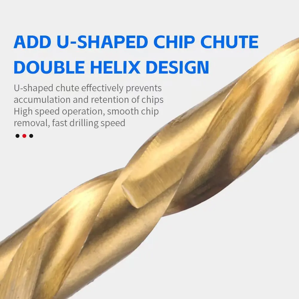 11PC high-speed steel drill bit combination set screw extractor broken wire extractor high-speed steel drill bit combination