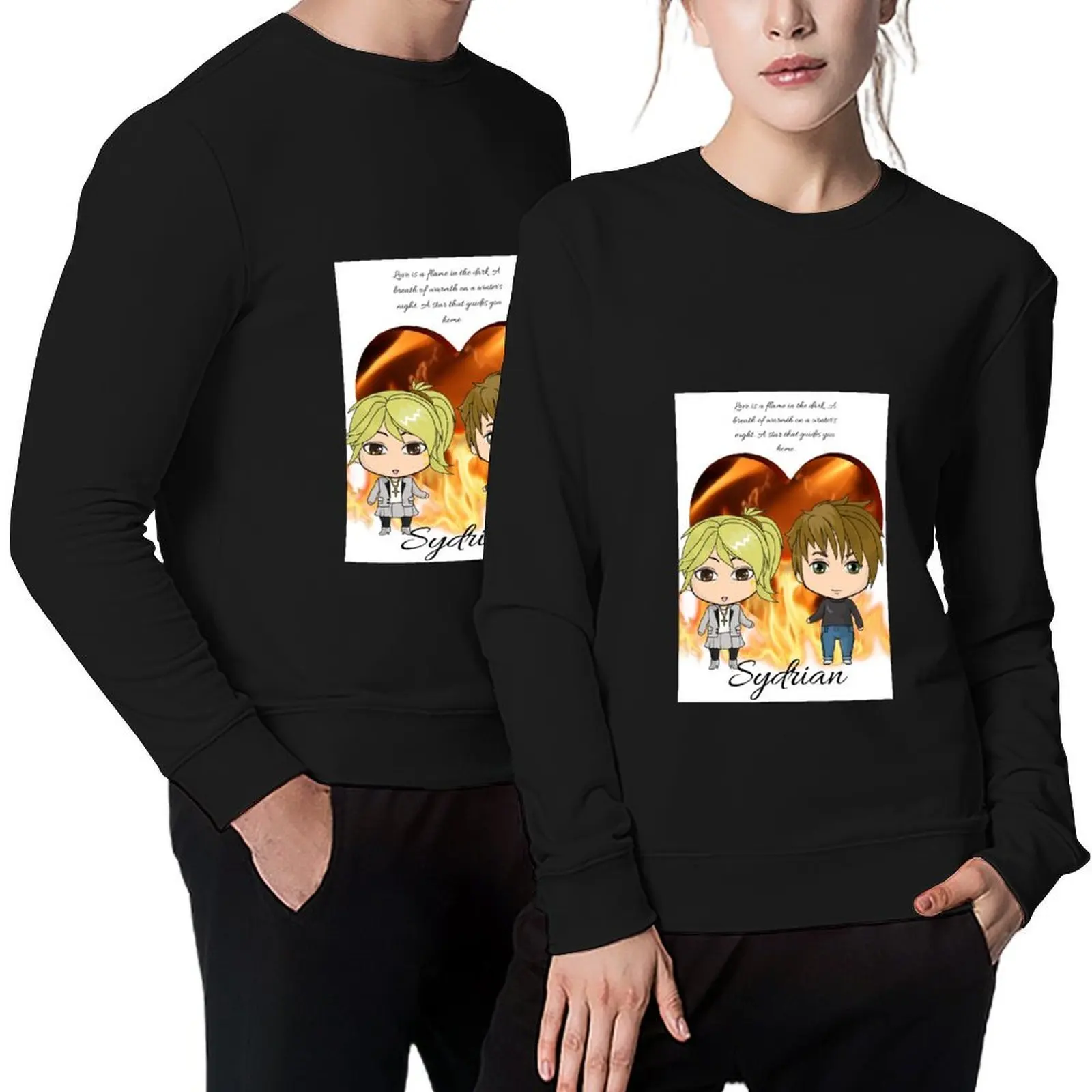

Sydney Sage and Adrian Ivashkov - Bloodlines Chibi Pullover men wear korean style clothes men's autumn clothes new sweatshirt