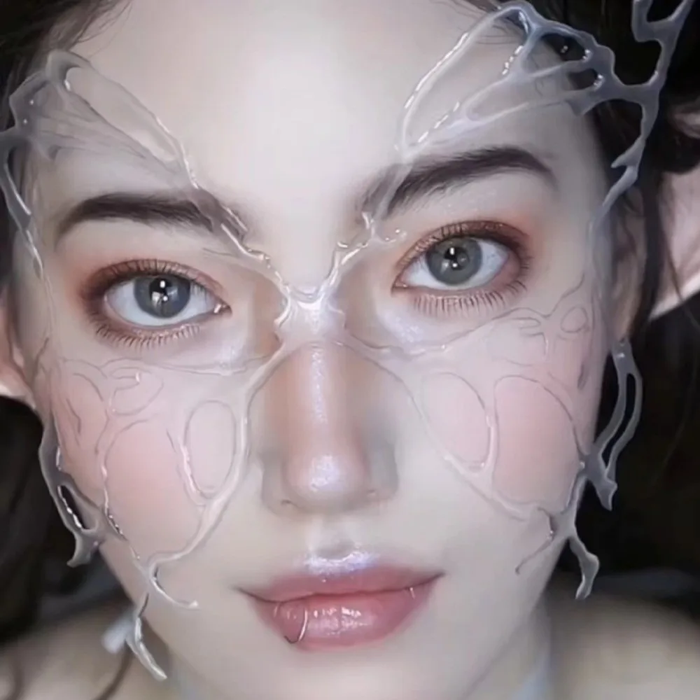 Retro Tier Schmetterling Maske Harz Transparent Volle Gesicht Abdeckung Alten Stil Cosplay Kostüm Maskerade Requisiten Drama Dekor