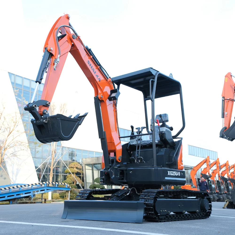 YG Mini Excavator EPA Small Yanmar Engine Excavator 1 Ton 2.5 Ton Digger Machine Farm Mini Excavator Price