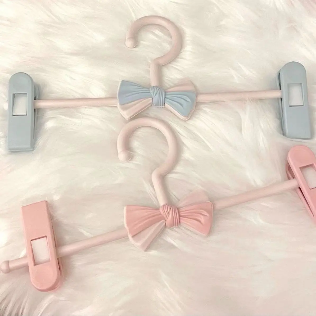 

Girl Heart Hanger Bow Ladies Hanger Student Hanger Dormitory Hanger Clothes Hanger Home Non-slip Non-Slip
