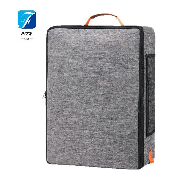 

A55F-Складной дорожный лоток для кошек с крышкой Складной ящик для кошачьего туалета с крышкой на молнии Герметичный складной ящик для кошачьего туалета