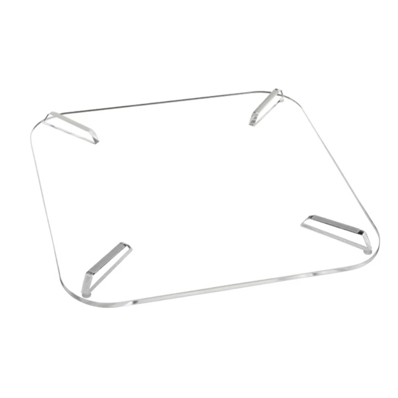 

F3KE Acrylic Desktop Stand Support Tray for Host 2010 2023, Clear 4mm Thick with Silicone Pad