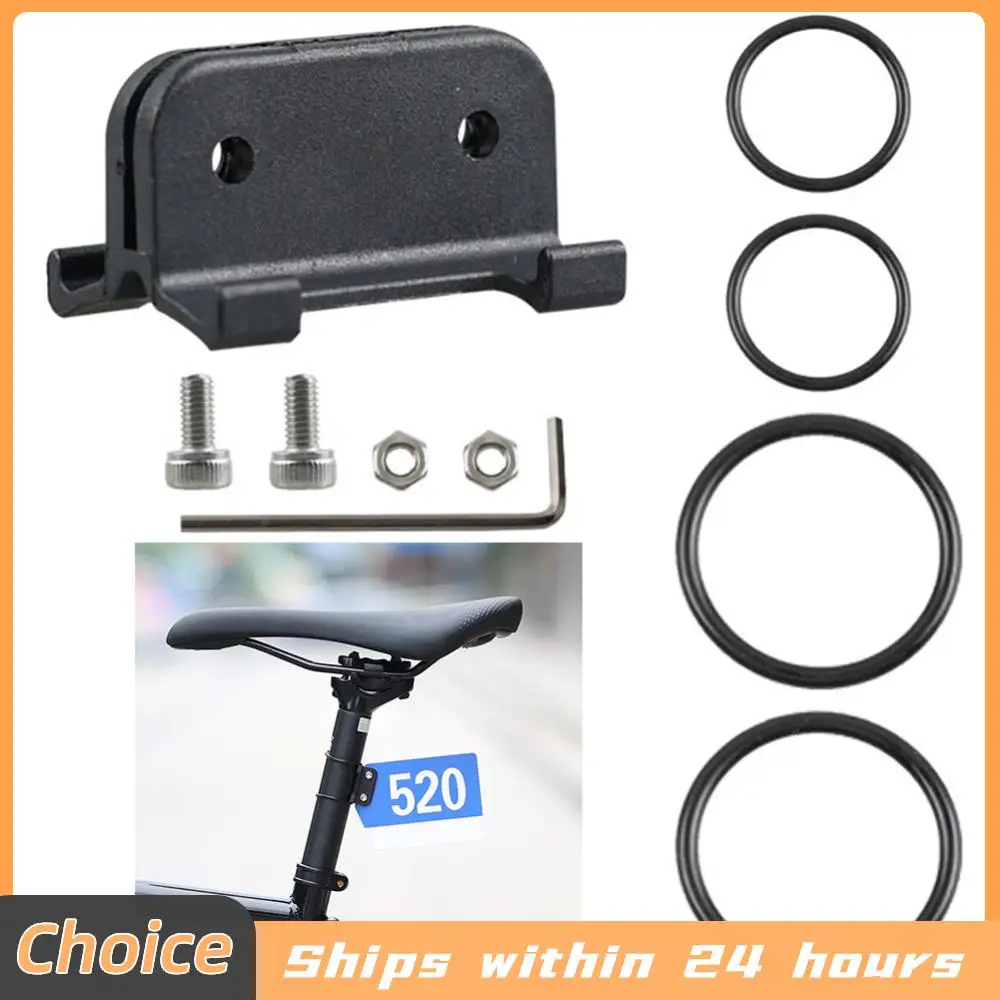 Suporte para Placa de Número de Triatlo, Suporte para Placa de Bicicleta, Clip para Cartões de Corrida, Montagem no Canote para Bicicleta de Estrada